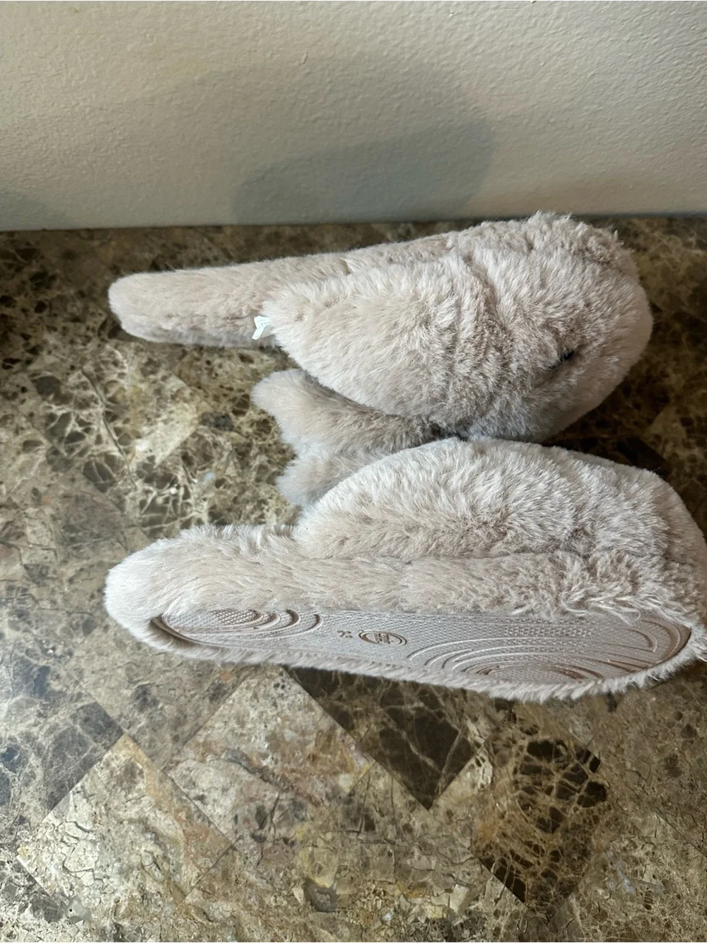 Wonder Nation Bunny Slipper House Shoes Size 2-3 - Picture 6 of 8